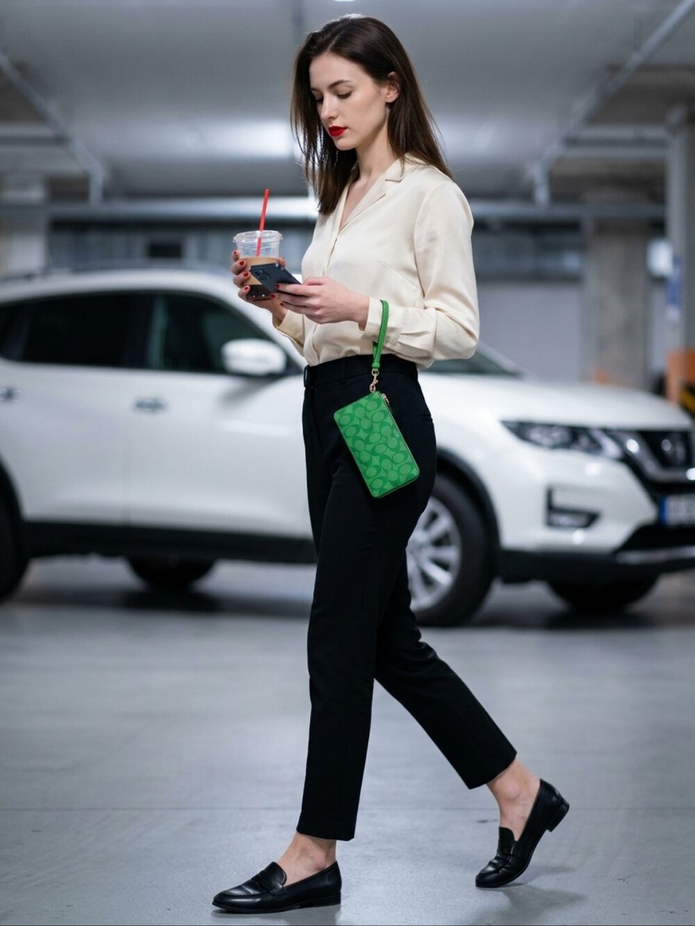 The Coach Long Zip Around Wallet in Signature Canvas - Picture 8 of 15